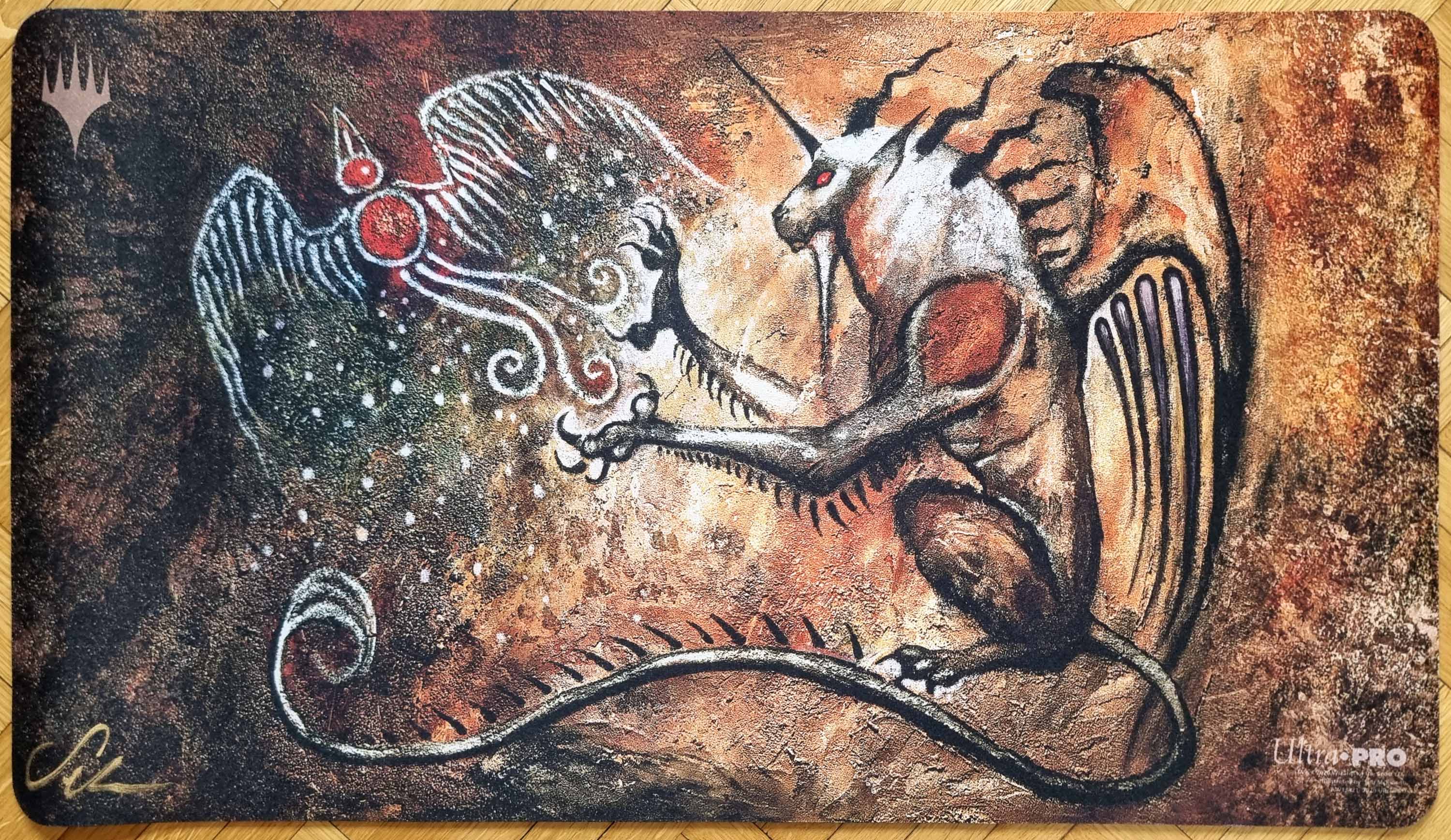 Signed Magic the Gathering Playmats